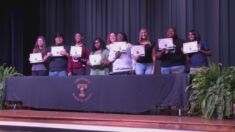 McDuffie Co. school leaders celebrate seniors committing to education on Future Educators Signing Day