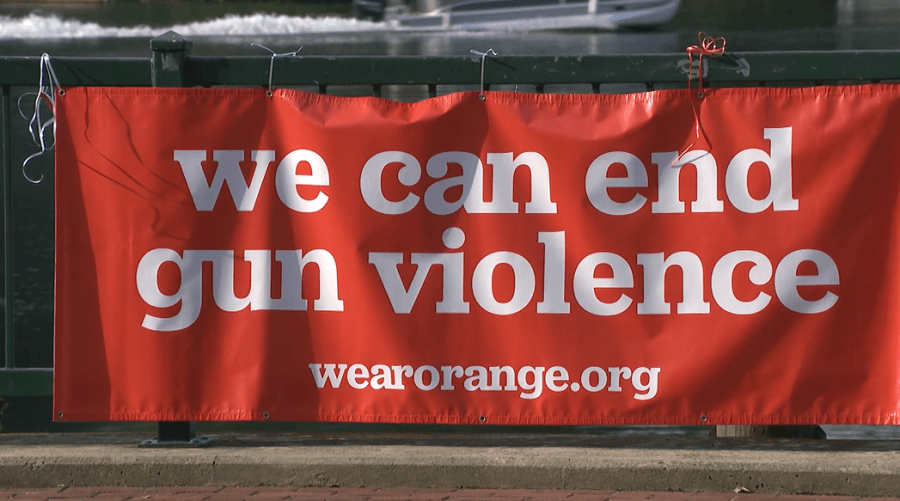 Wear Orange event held in downtown Augusta to discuss National Gun Violence Awareness Month