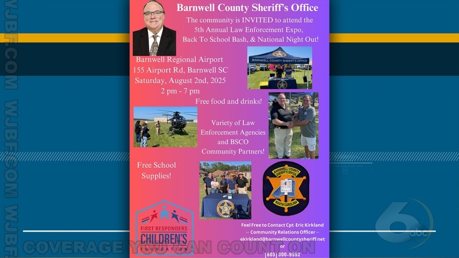 Barnwell County to hold 5th Annual Law Enforcement Expo