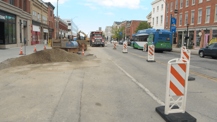 Crews replacing century-old water mains along State Street