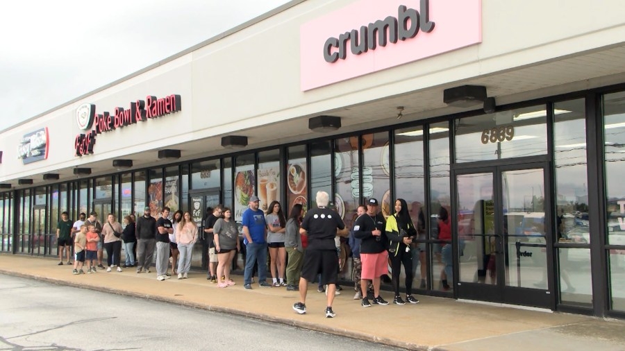 Sweet! Crumbl Cookie officially opens on Peach Street