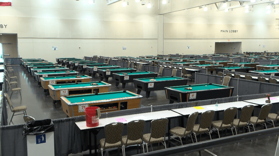 VNEA State 8-ball Championship breaks on Erie's bayfront