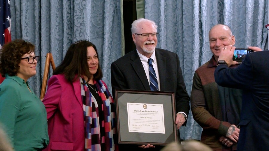 Erie City Mission wins Mercyhurt University's Archbishop Oscar Romero Award