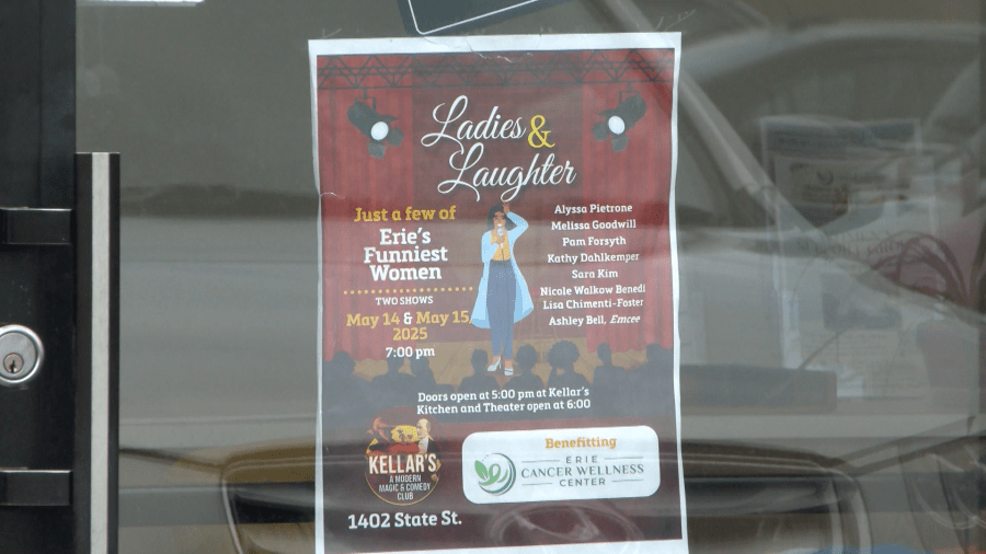 Ladies and Laughter show going on this week benefitting Erie Cancer Wellness Center