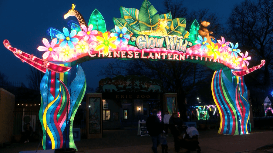 Erie Zoo kicks off their Glow Wild Chinese Lantern Festival