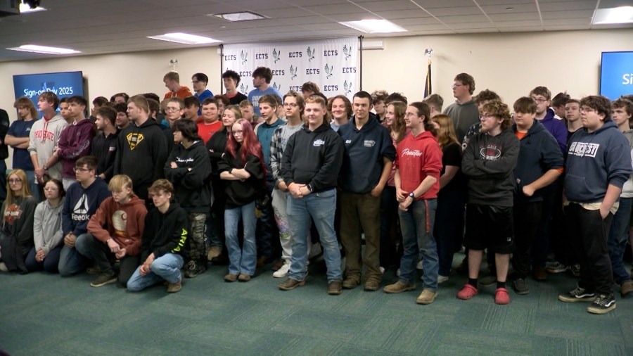 Erie County Technical School hosts sign-on day for graduating seniors