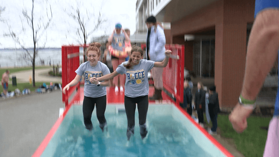 Erie students take the polar plunge for a good cause