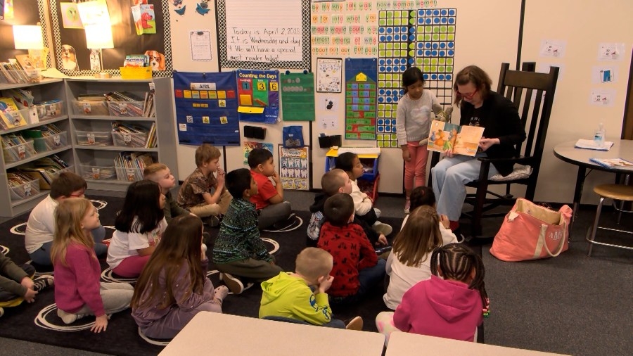 Local author reads book to children on World Autism Awareness Day