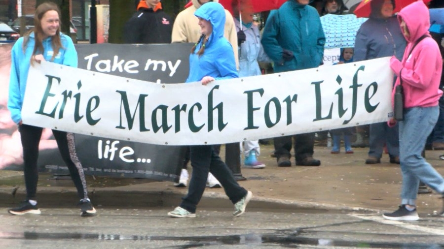 Marchers gather for 48th annual Erie March for Life