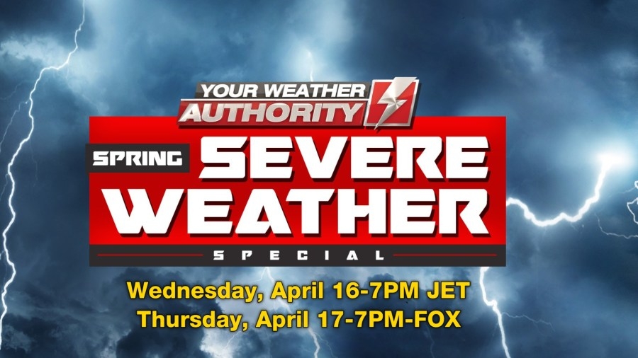 JET 24/FOX 66 meteorologists star in upcoming spring Severe Weather Special