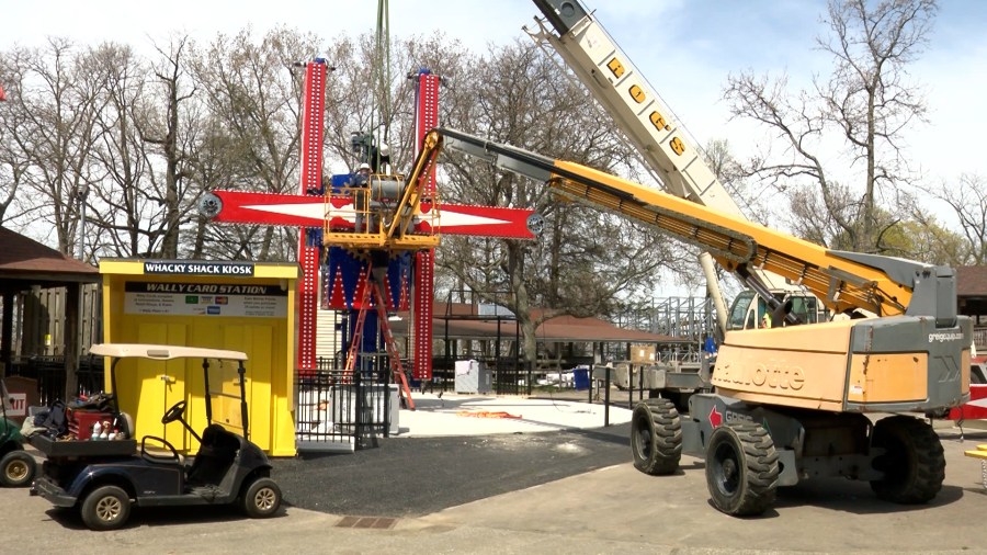 New Waldameer ride ‘Time Twister' in process of being built