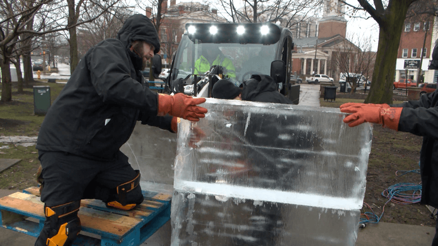 Erie Winter Carnival kicks off second weekend with ice carvings