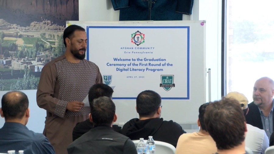 Afghan community members celebrate graduation from digital literacy program