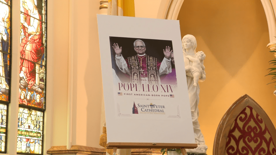 Erie community shows support for new pope at special mass