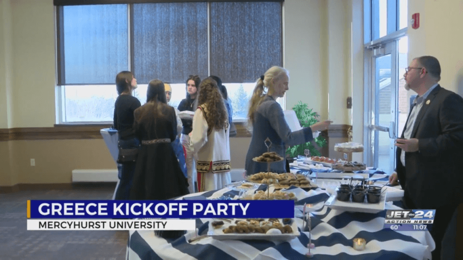Mercyhurst students get a taste of Greek culture ahead of summer trip
