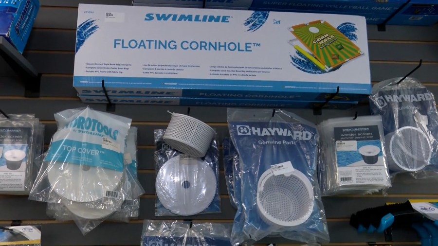 Pool owners stock up on supplies before diving into summer
