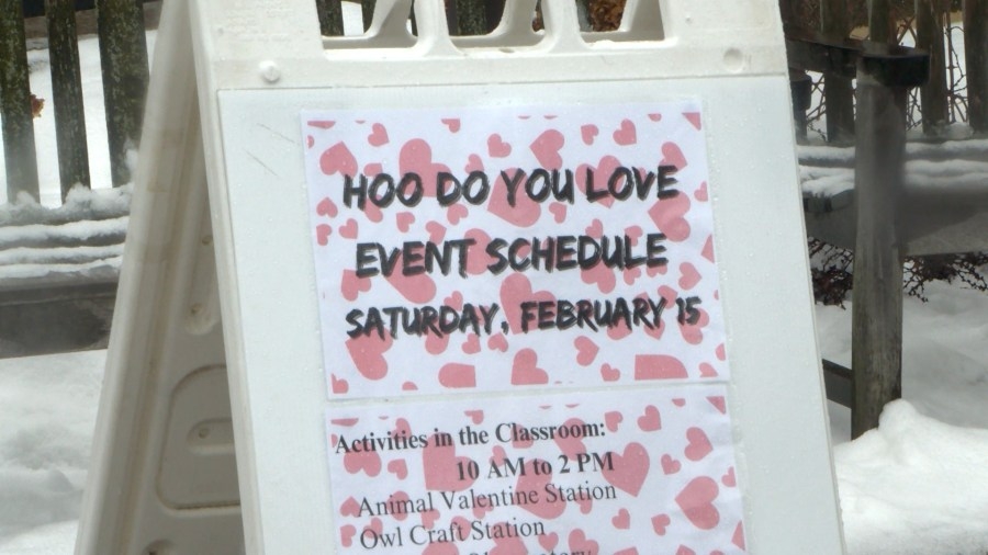 Lovebirds enjoy Erie Zoo winter hours at Valentine's Day event