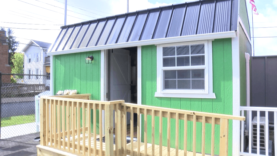 Erie High students start their on tiny homes for people in need