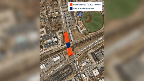 Johnson City railroad crossing to close for maintenance
