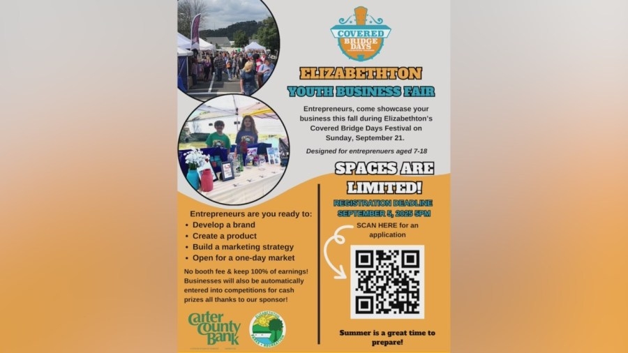 Applications open for Elizabethton's ‘Youth Business Fair'