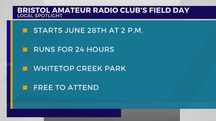 Bristol Amateur Radio Club hosting free field day event