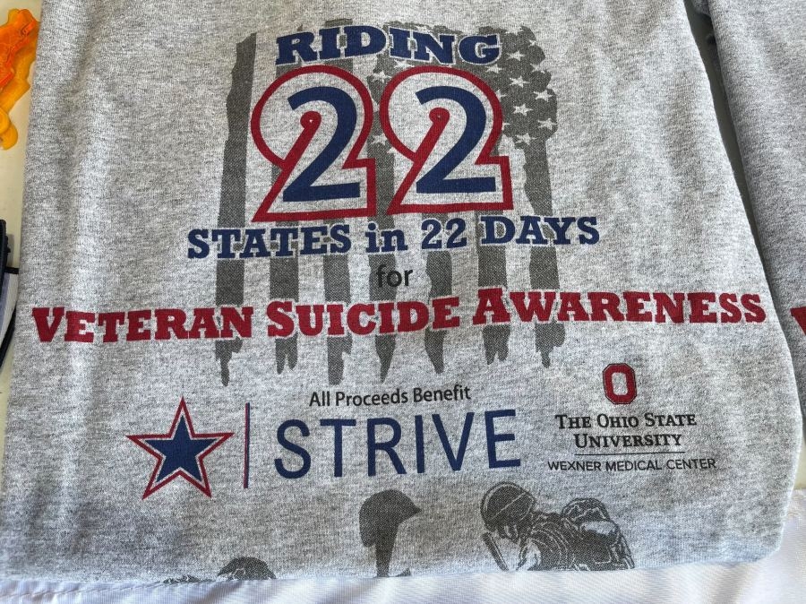 Group's 22-day trip raising awareness of veteran suicide passes through Johnson City