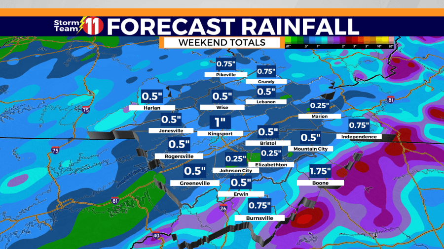 A wet Father's Day weekend ahead, isolated to scattered flash flooding possible