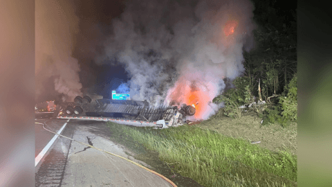 Fall Branch VFD: Cleanup underway after tractor trailer crash in Greene County