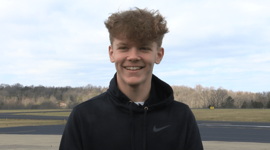 Daniel Boone's Gavin Pearce 300th student to solo fly with the F.L.I.G.H.T. Foundation