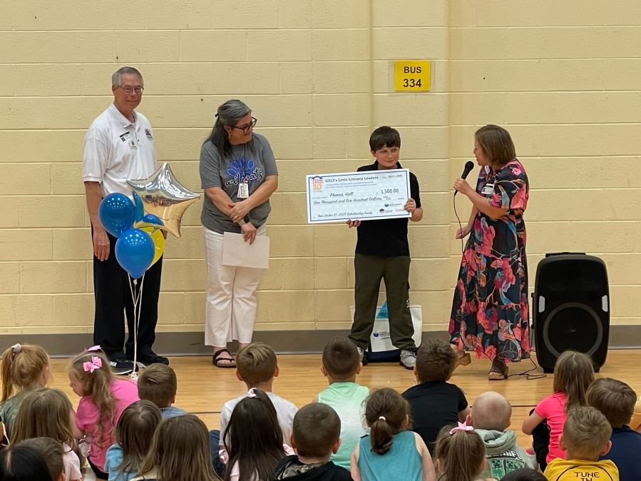 Ketron Elementary student wins statewide literacy award