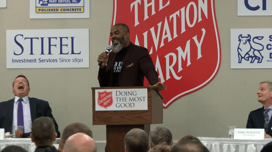 Former Tennessee Titan speaks at Johnson City Salvation Army's SOUPer Bowl