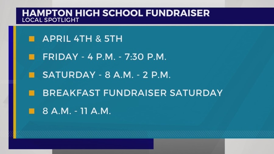 Hampton High School to host fundraiser for senior class