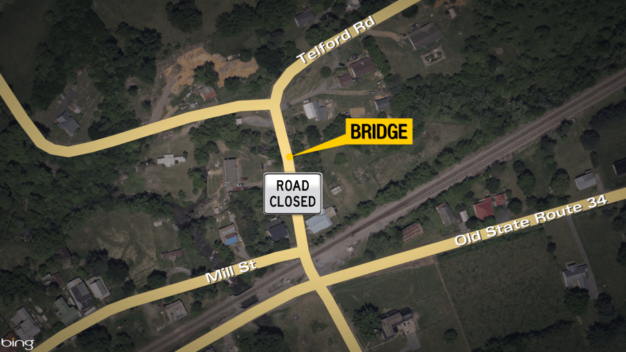 Telford bridge closing Wednesday morning