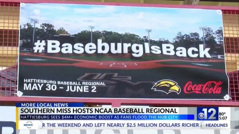 Local businesses benefit as Southern Miss hosts NCAA Regional