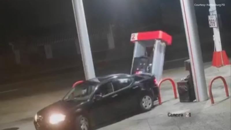 Driver wanted for hitting Hattiesburg gas pump, fleeing scene