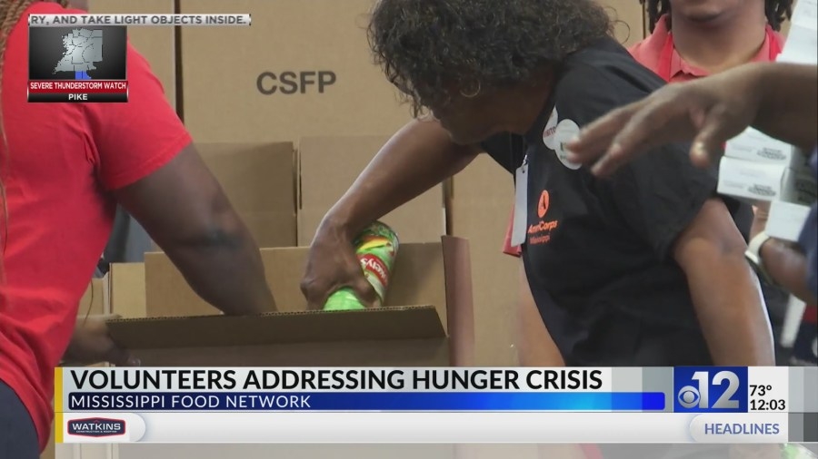 AmeriCorps End-of-Year Service Event benefits Mississippi Food Network
