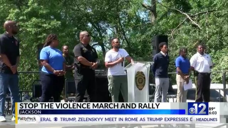 Stop the Violence March and Rally held in Jackson