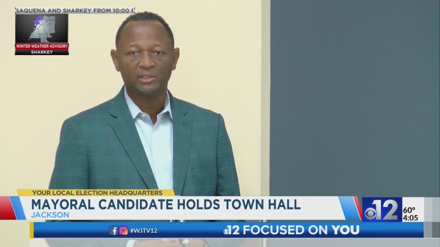 Jackson mayoral candidate Tim Henderson holds town hall