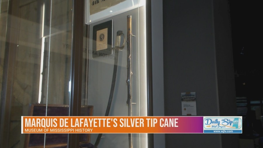 Marquis de Lafayette's cane on display at Two Mississippi Museums