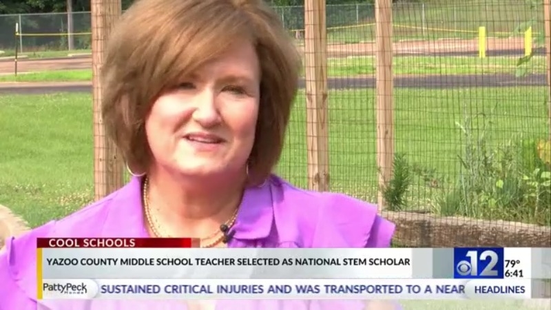 Yazoo County middle school teacher selected as 2025 National Stem Scholar