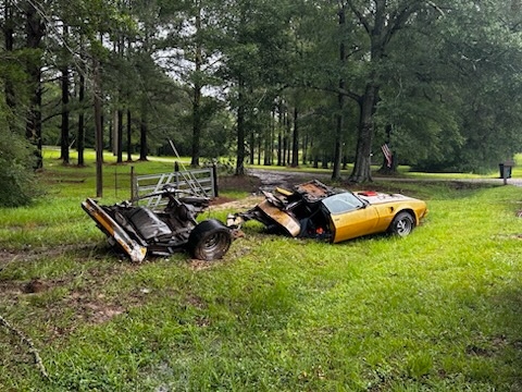 Two hospitalized after Jones County crash