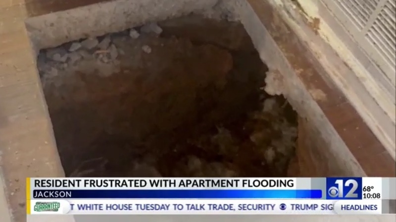 Jackson resident frustrated with apartment flooding
