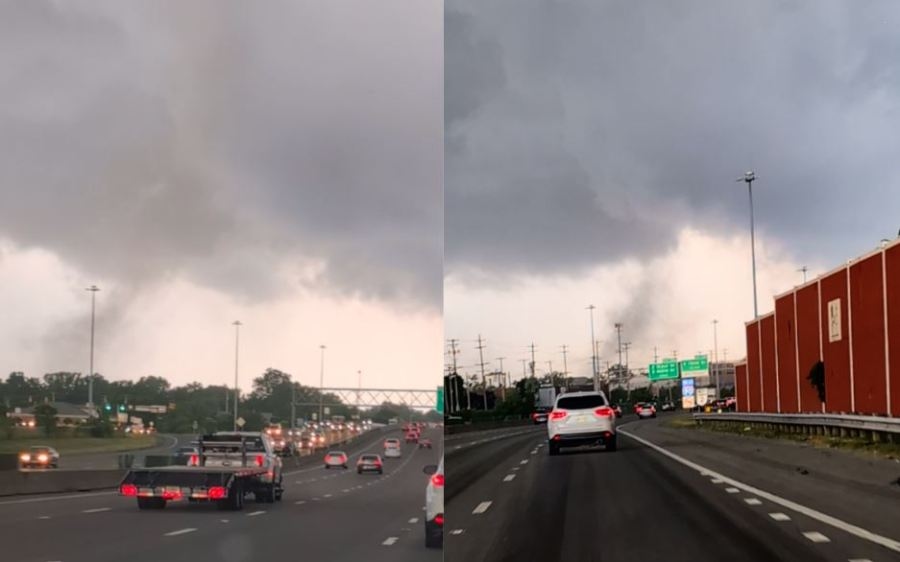 WATCH: Funnel cloud spotted near Cleveland