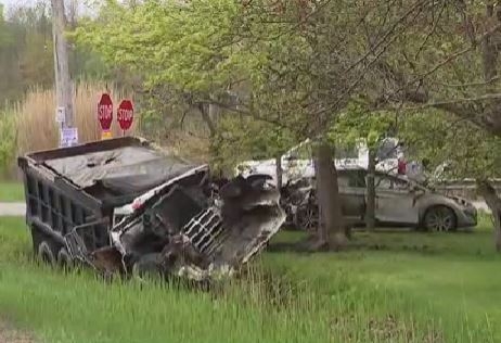 Man killed in Geauga County crash that involved dump truck