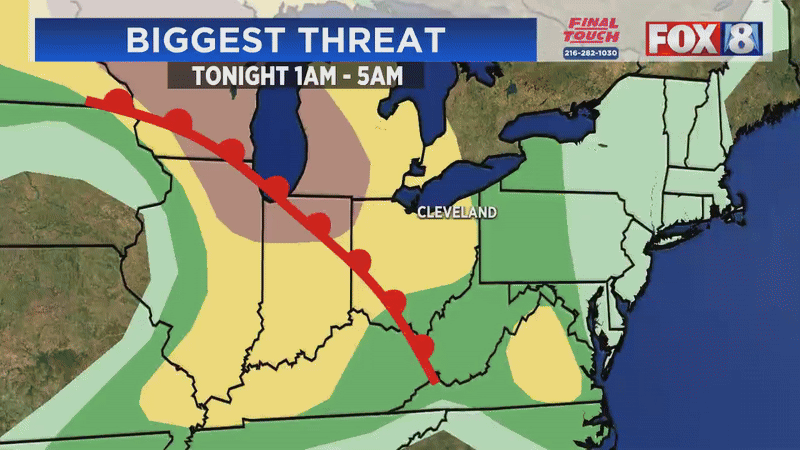 Humidity builds — fueling strong, fast-moving storms