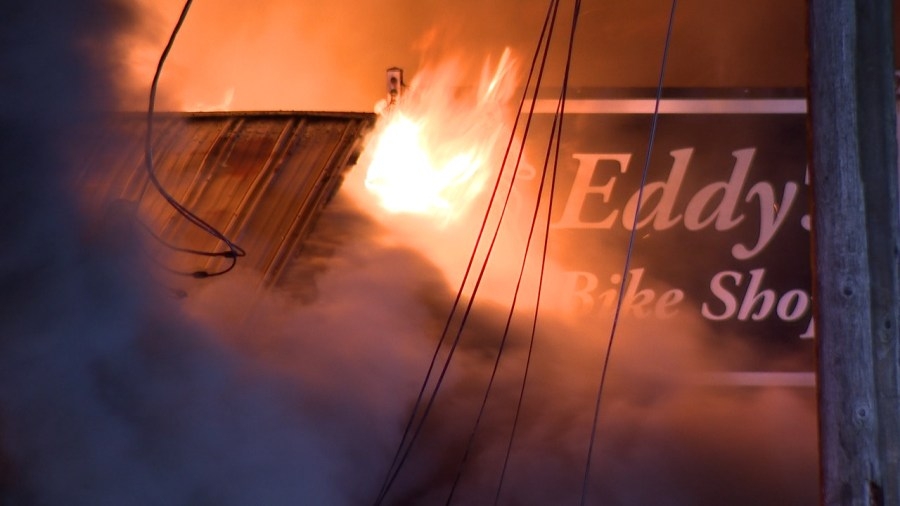 Eddy's Bike Shop opens new temporary location after fire