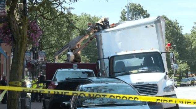 1 dead, thrown from lift bucket in downtown Willoughby crash