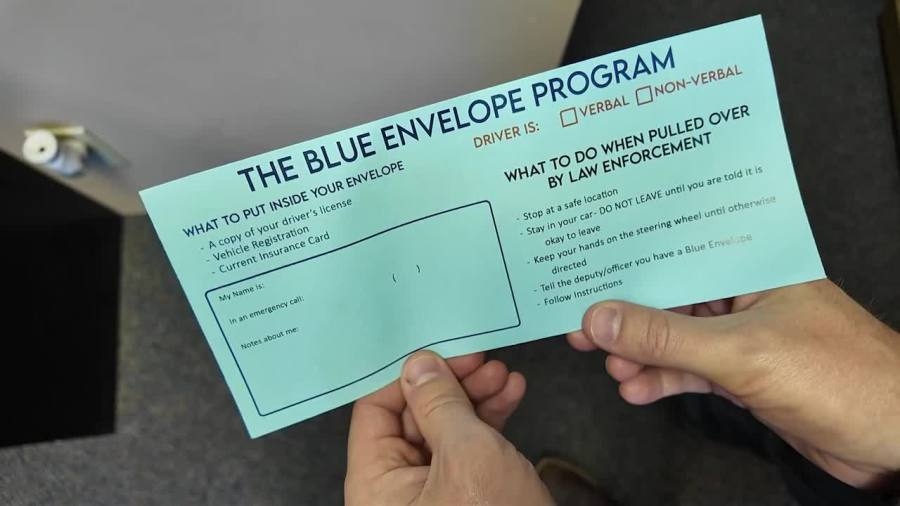 Mansfield police implement ‘Blue Envelope Program' to help drivers with autism
