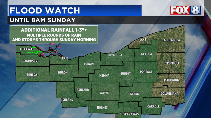Flood Watch in effect with more rain on the way
