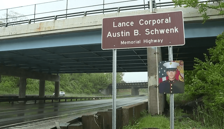 ‘Bittersweet': Local highway dedicated to Marine killed at military base